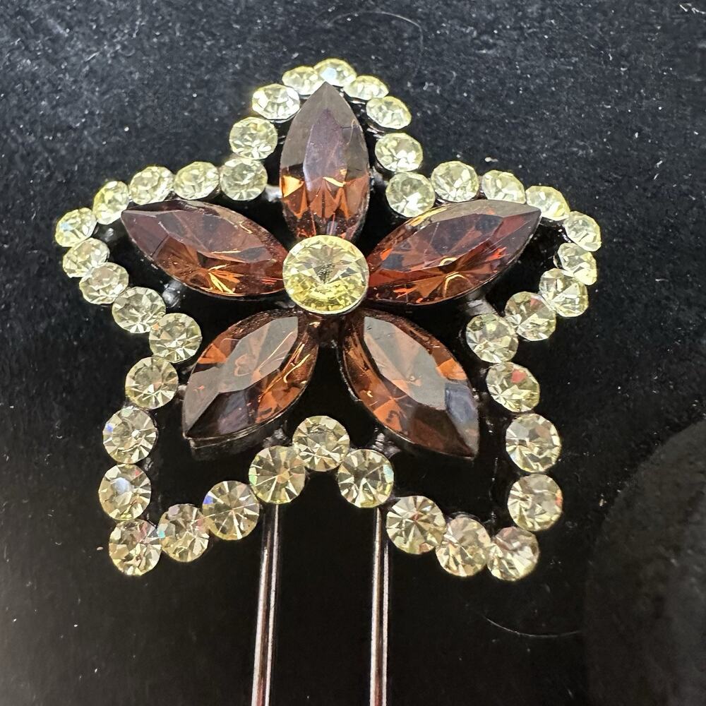 Cara New York Rhinestone Hair Pin Elegant Fancy Wedding Prom Formal Gorgeous #14
